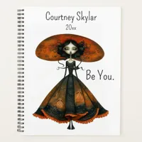 Be You Quirky Whimsical Woman, Change Name, Year Planner