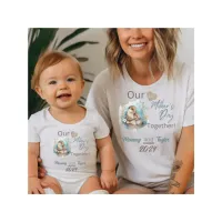 Baby Matching Otter Our First Mother'sDay Together Baby Bodysuit