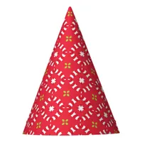 Christmas Holiday Charm Pattern 04 -  Party Hat