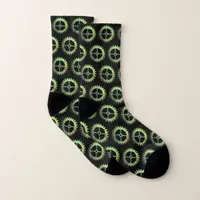 Steampunk Rusty Clockwork Gears  Socks