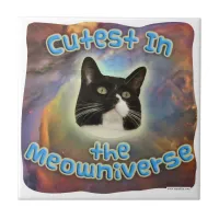 Cutest in the Meowniverse Tile