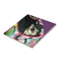 Sugar Glider Wearing a Hat Tile