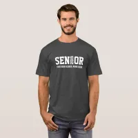 Modern Senior Block Letter Class of 2019 T-Shirt