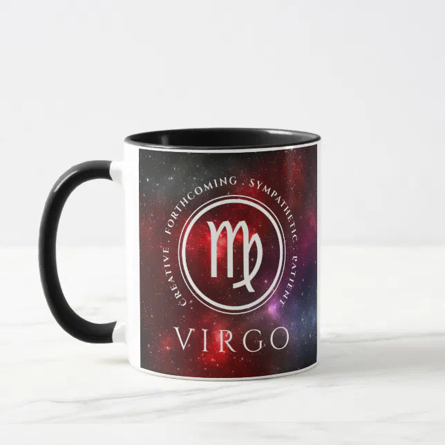 Starfield Virgo Maiden Western Zodiac Mug