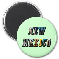 New Mexico, USA Text Magnet