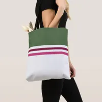 Trendy modern stylish simple stripes striped tote bag