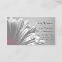 Pink Floral Highlights Graduate Calling Card