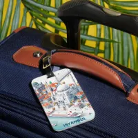 Isometric Istanbul Travel Luggage Tag