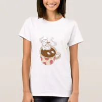 Snowman Marshmellow Hot Cocoa T-Shirt