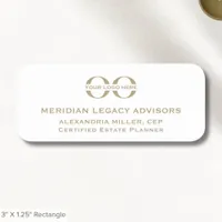 Company Logo Name Tag