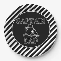 Captain Dad Paper Plates