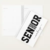 Senior Block Letter Personalized Graduation Year Planner