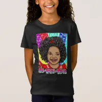 Happy Curls | Digital Art | African-American Girl  T-Shirt