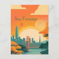 Travel to San Francisco Postcard