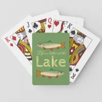 Rainbow Trout | Green Life is better at the Lake Poker Cards