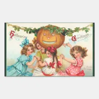 Vintage Halloween Pumpkin Stickers