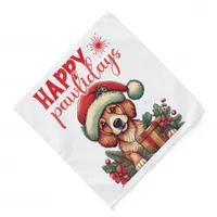 Happy Pawlidays - Pet Bandana