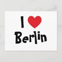 I Love Berlin Postcard