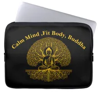 Buddha Beneath Sacred Tree  Laptop Sleeve