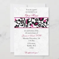 pink Elegant Corporate party Invitation