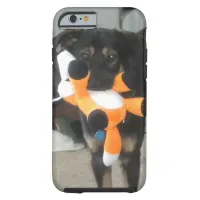 Funny Dog with Toy Phone Case