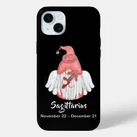 Gnome Sagittarius Astrology Sign Angel iPhone 15 Plus Case