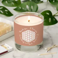 Flower of Life Ho'oponopono Scented Candle