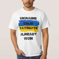 Warriors Blue and  Yellow Ukraine Flag   T-Shirt