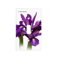 Dutch Iris Purple Sensation Light Switch Cover