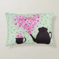 Pillow - Teapot and Hearts