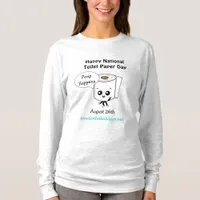 Poop Happens, Happy National Toilet Paper Day T-Shirt