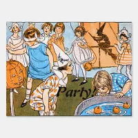 Vintage Halloween Party for Kids Sign