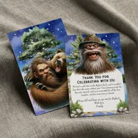 Bigfoot Bash  Thank You Card