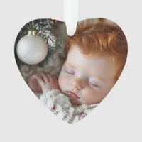 Adorable Baby Photo | Baby's First Christmas Ornament