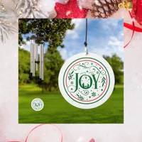 Red and Green JOY - Merry Christmas | Wind Chime