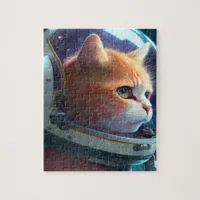 Cat Astronaut Jigsaw Puzzle