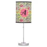 Groovy Vintage Daisy Flower Table Lamp