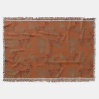 Southwest Canyons Petroglyphs Throw Blanket