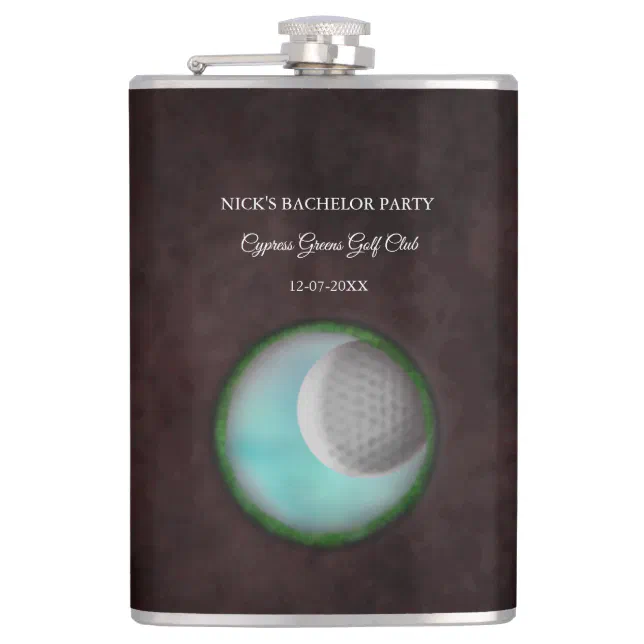 Golf Bachelor Party - Golfing trip Classic Stylish Flask