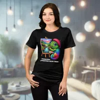 Funny Chameleons Understand Color Theory Tri-Blend Shirt