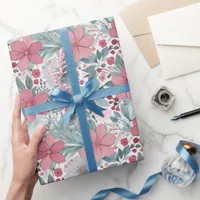 Cute Floral Pastel Wrapping Paper