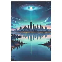 Out of this World - Magical Nighttime Skyline Tissue Paper