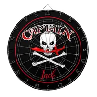 Personalized Jolly Roger (Cutlass)  Dart Board