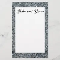 Faux Sparkle Wedding Stationery