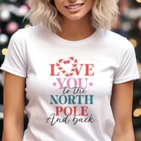 Love You to the North Pole Christmas Tri-Blend Shirt