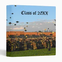 Graduation Class of 20XX on Field 3 Ring Binder