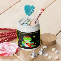 Rockin' Birthday Tree Frog with Red Guitar Candy Jar
