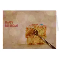 Happy Birthday Bokeh Cake