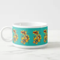 Sparaxis Harlequin Grandiflora Cape Watercolor Bowl