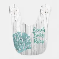 Personalized Beach Baby Bib